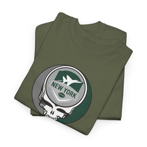Grateful Dead - New York Jets Stealie Unisex T-Shirt - NFL - StealieShop